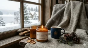 Bringing Mediterranean warmth to the Pacific Northwest with wild fig scented candles in a coastal Canadian setting.