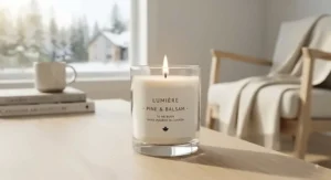 Beautifully packaged 50-hour burn candle, an ideal Canadian gift for holidays, birthdays, or special occasions.